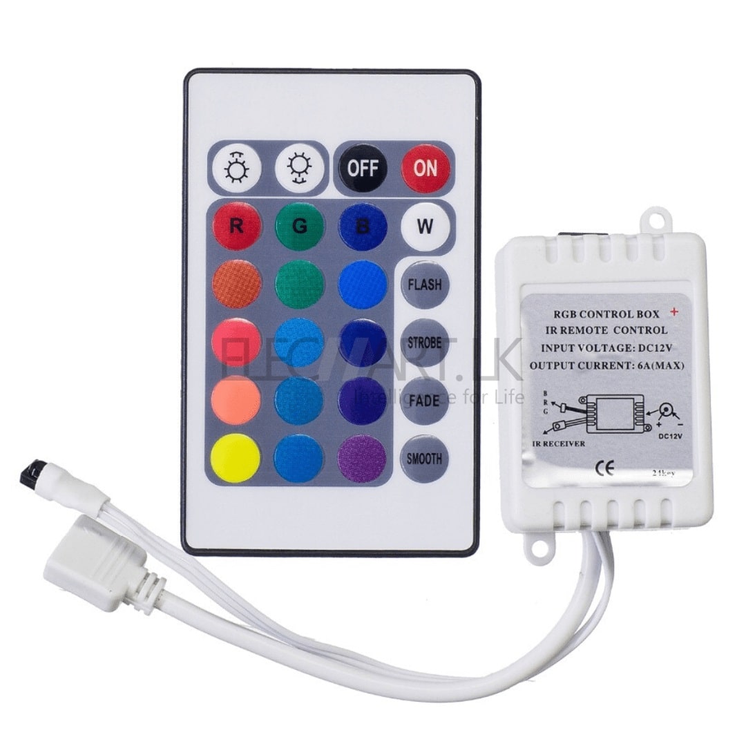 rgb led controller 24 key remote
