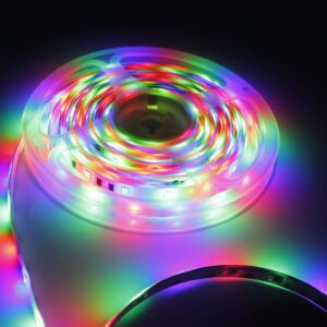 RGB 2835 LED 5 Meters Strip Kit with 24 Keys IR Remote Controller - Image 2