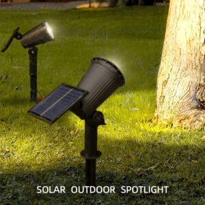 Solar Lawn Projector Warm White Spotlight Outdoor Garden Light - Image 2